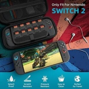 TiMOVO Carrying Case for Nintendo Switch 2 2025 Large Capacity Hard Shell